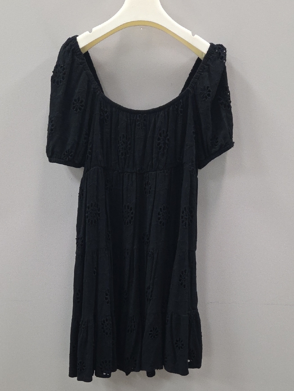 Rewind Black Ribbed Dress